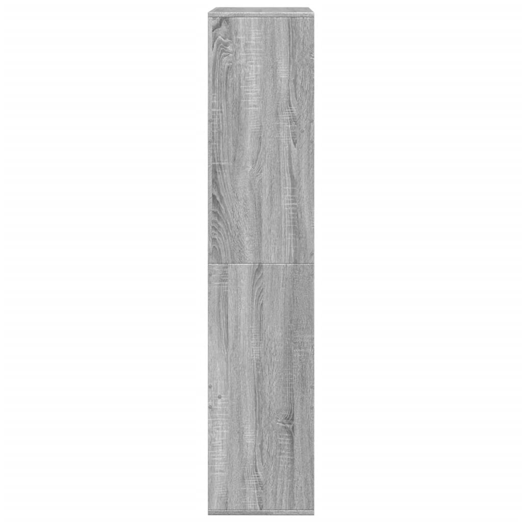 Romdeler grå sonoma 100x33x155,5 cm konstruert tre