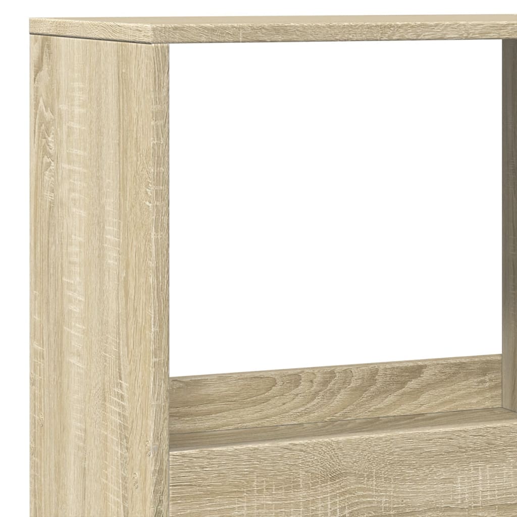 Romdeler sonoma eik 100x33x175 cm konstruert tre