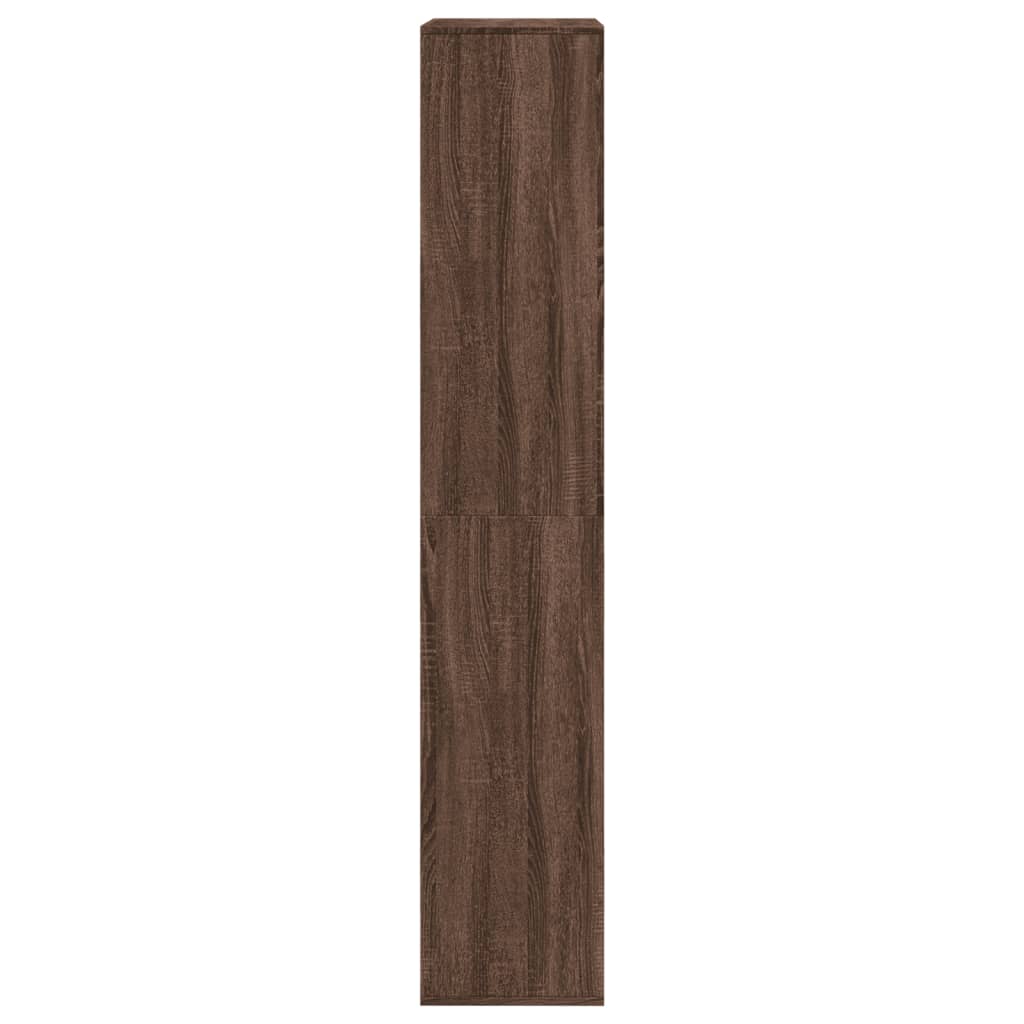 Romdeler brun eik 100x33x175 cm konstruert tre