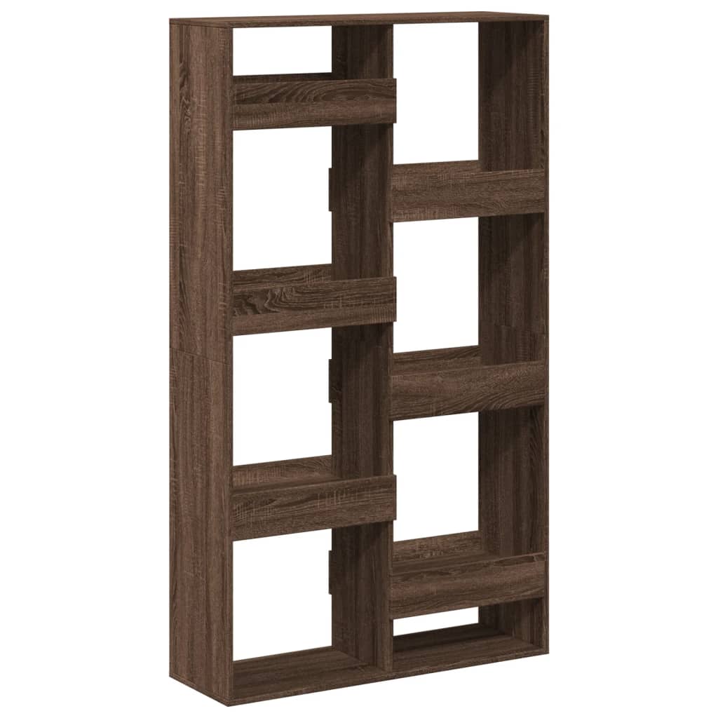 Romdeler brun eik 100x33x175 cm konstruert tre