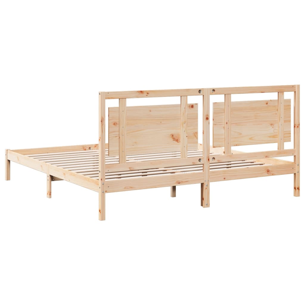 Ekstra lang sengeramme uten madrass 180x210 cm heltre