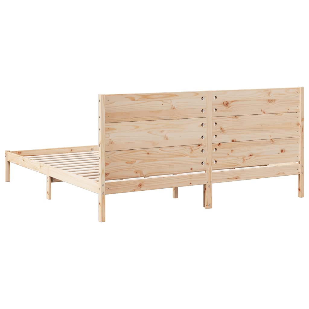 Ekstra lang sengeramme uten madrass 200x210 cm heltre