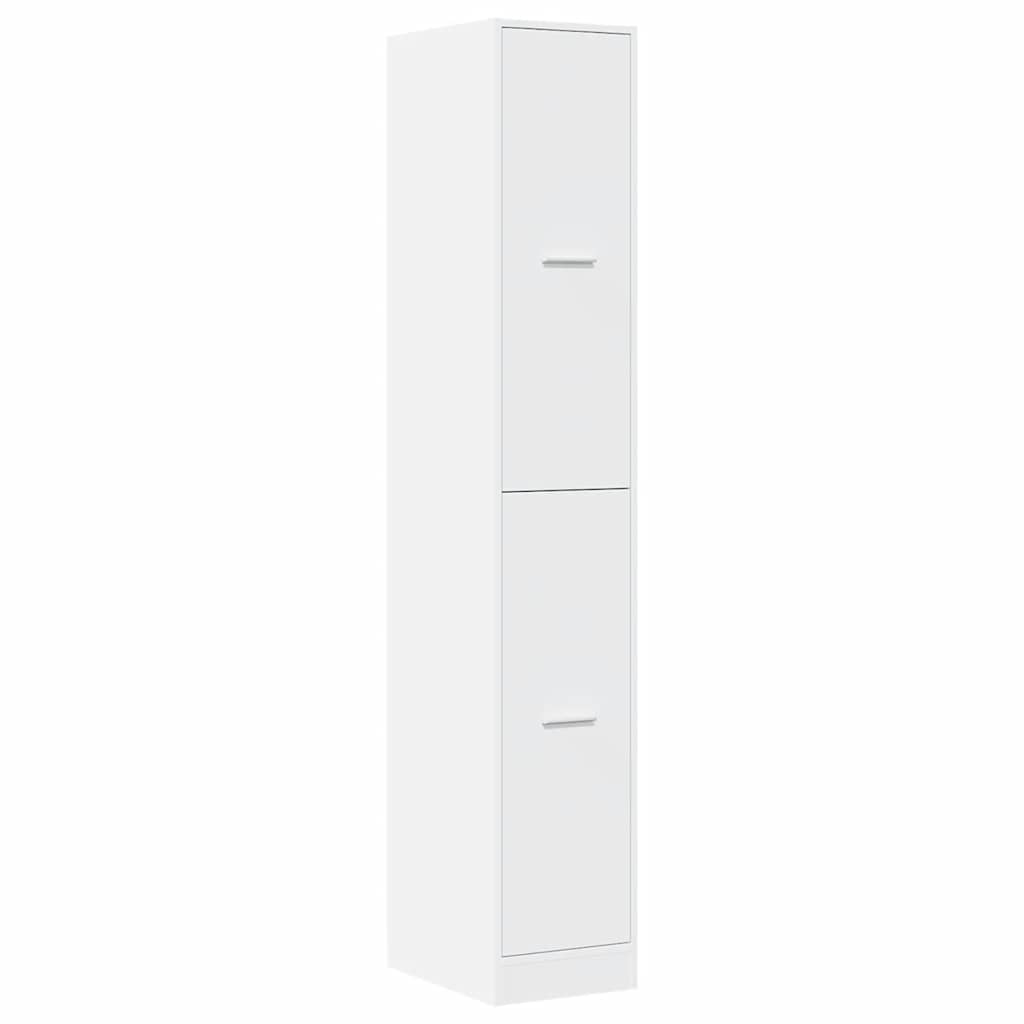 Apotekskap hvit 30x41x174,5 cm konstruert tre