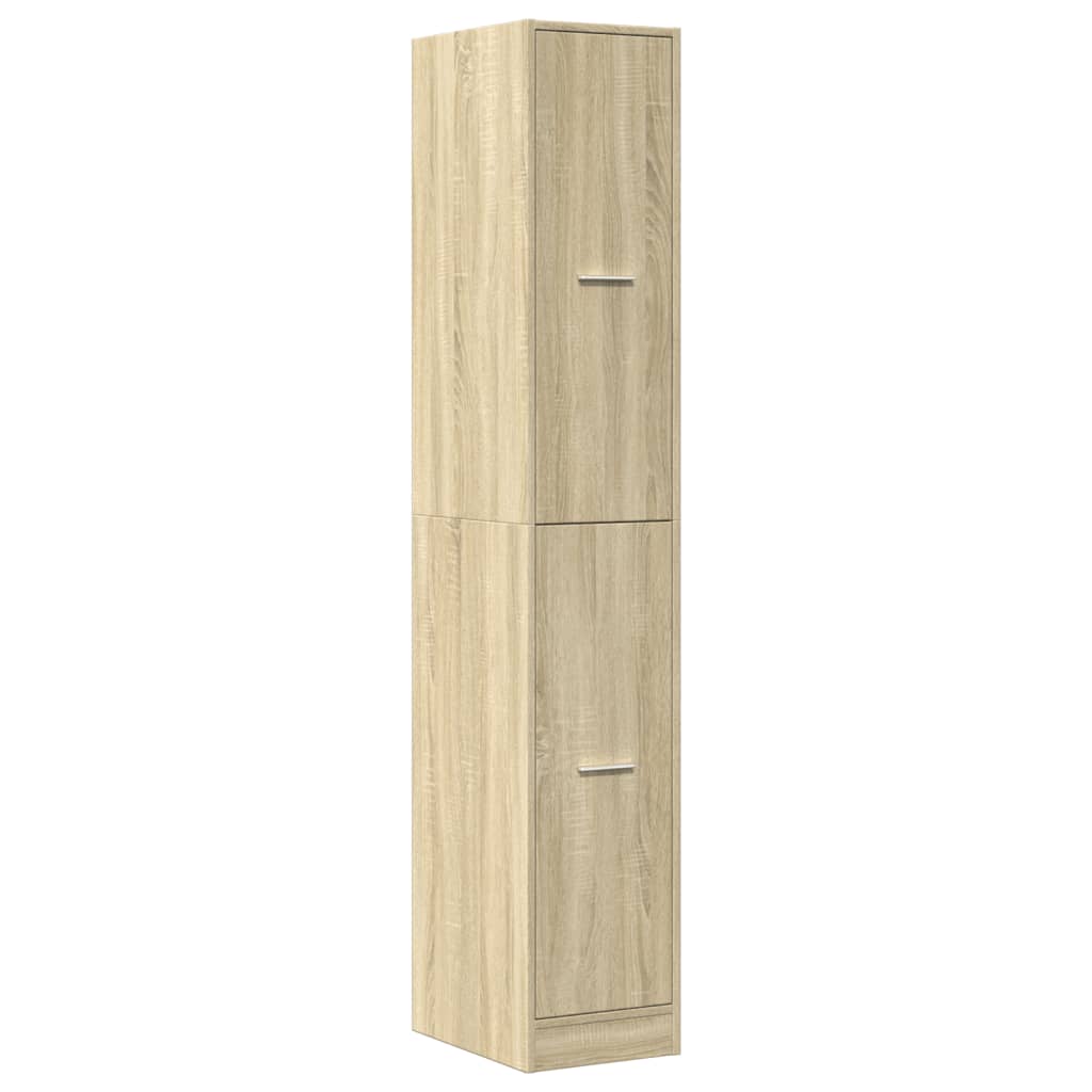 Apotekskap sonoma eik 30x41x174,5 cm konstruert tre