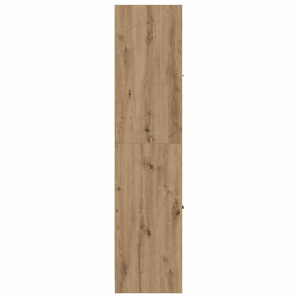 Apotekskap artisan eik 30x41x174,5 cm konstruert tre