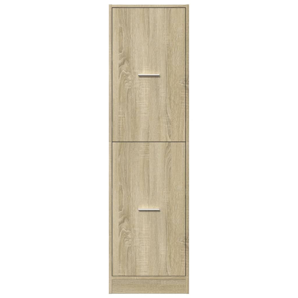 Apotekskap sonoma eik 40x41x144,5 cm konstruert tre
