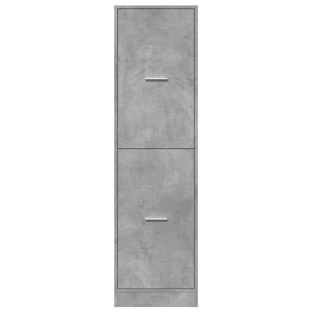 Apotekskap betonggrå 40x41x144,5 cm konstruert tre