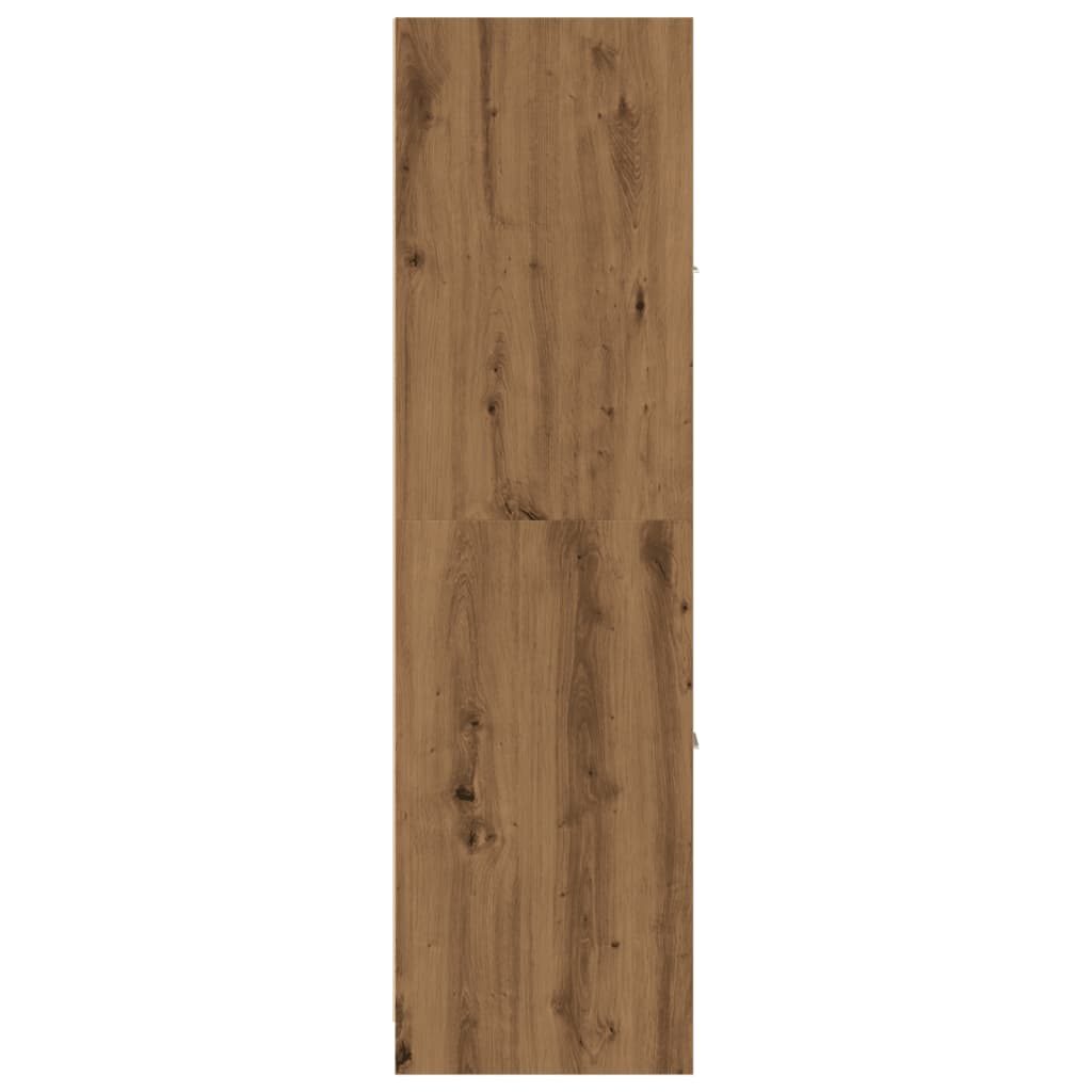 Apotekskap artisan eik 40x41x144,5 cm konstruert tre