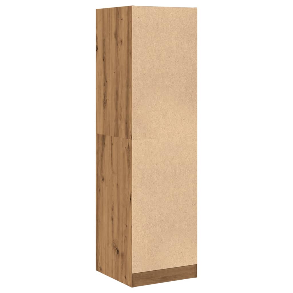 Apotekskap artisan eik 40x41x144,5 cm konstruert tre
