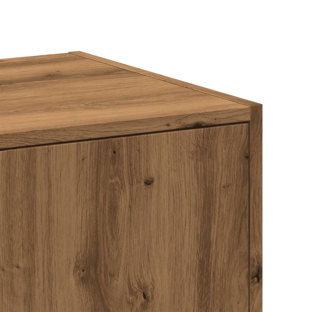 Apotekskap artisan eik 40x41x144,5 cm konstruert tre