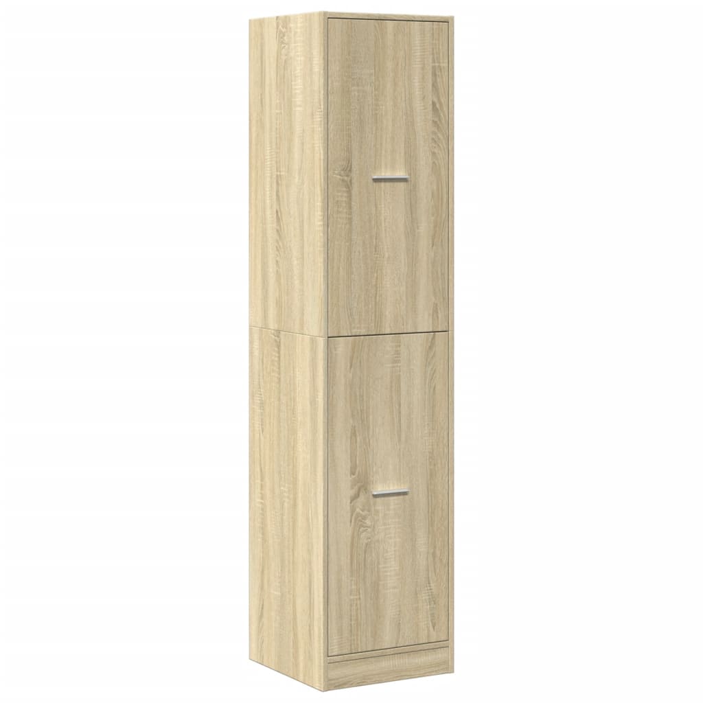 Apotekskap sonoma eik 40x41x174,5 cm konstruert tre