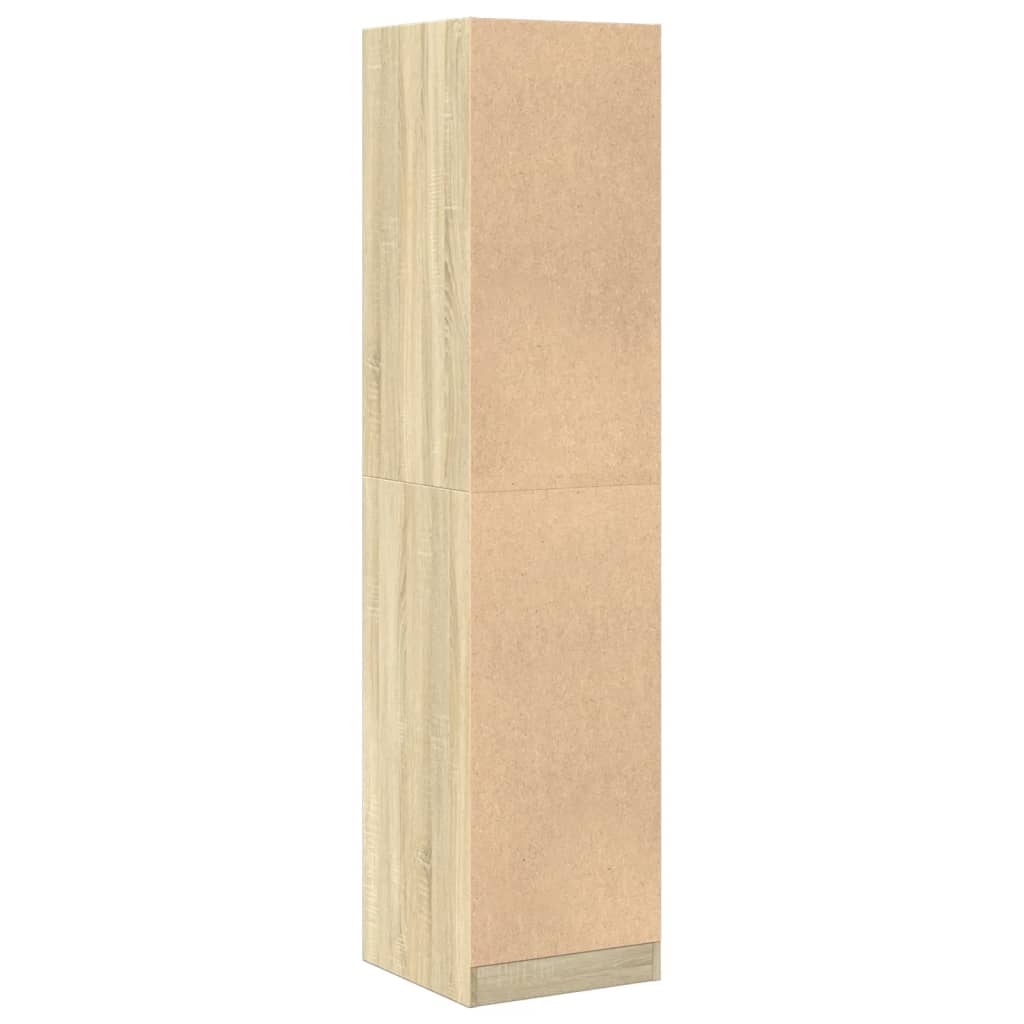 Apotekskap sonoma eik 40x41x174,5 cm konstruert tre