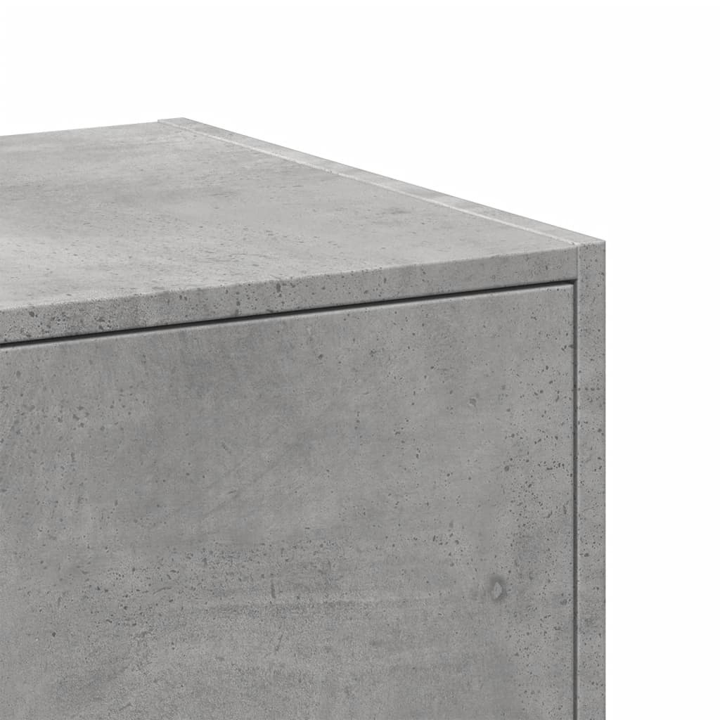 Apotekskap betonggrå 40x41x174,5 cm konstruert tre