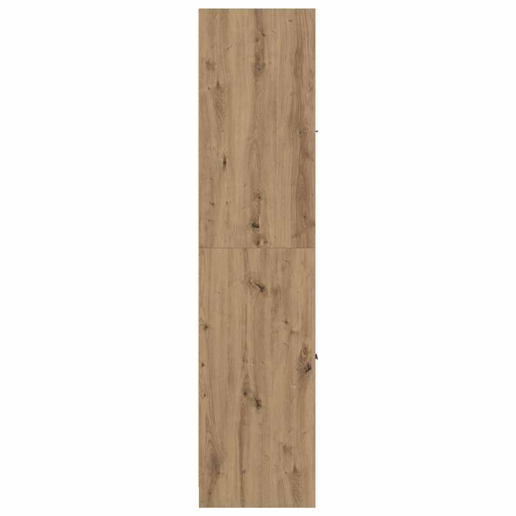 Apotekskap artisan eik 40x41x174,5 cm konstruert tre