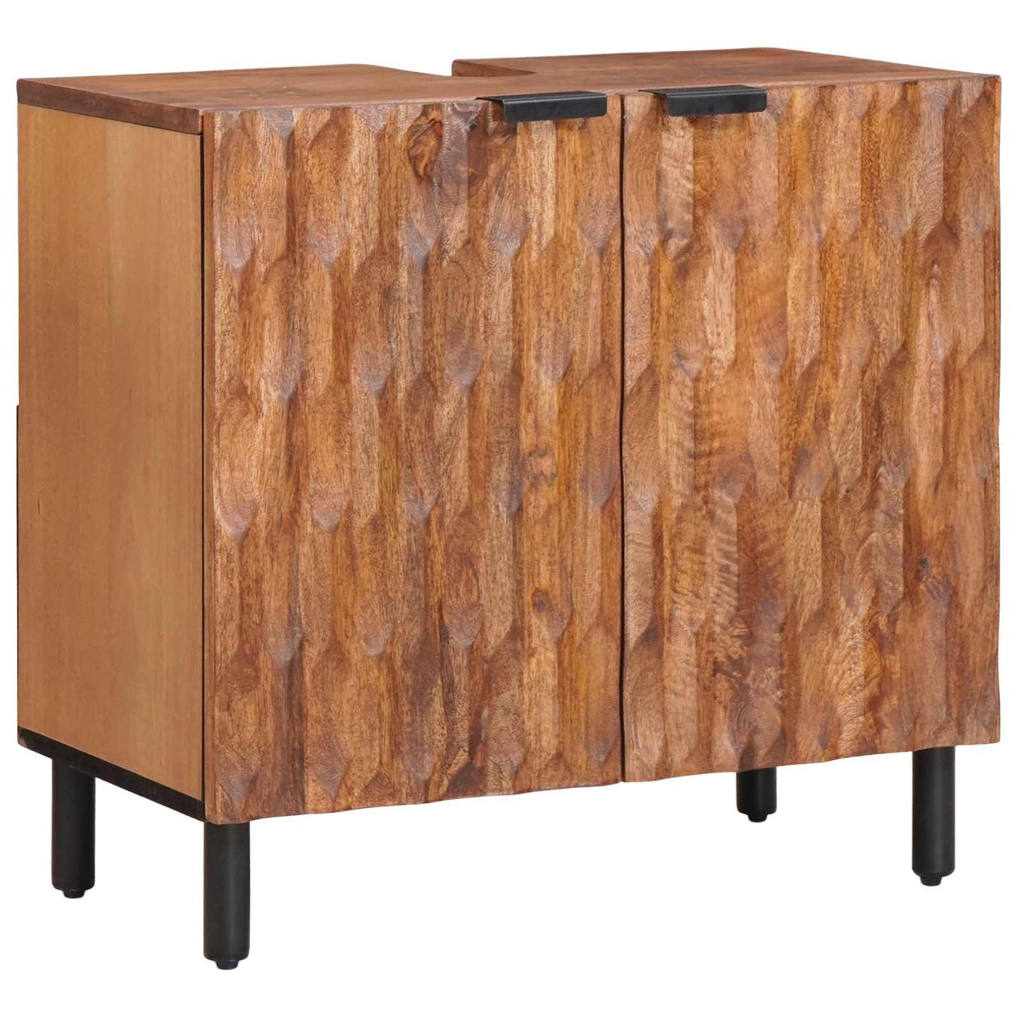 Badeværelses Sett 5 pcs Akacia Brun Finish Massiv mango tre
