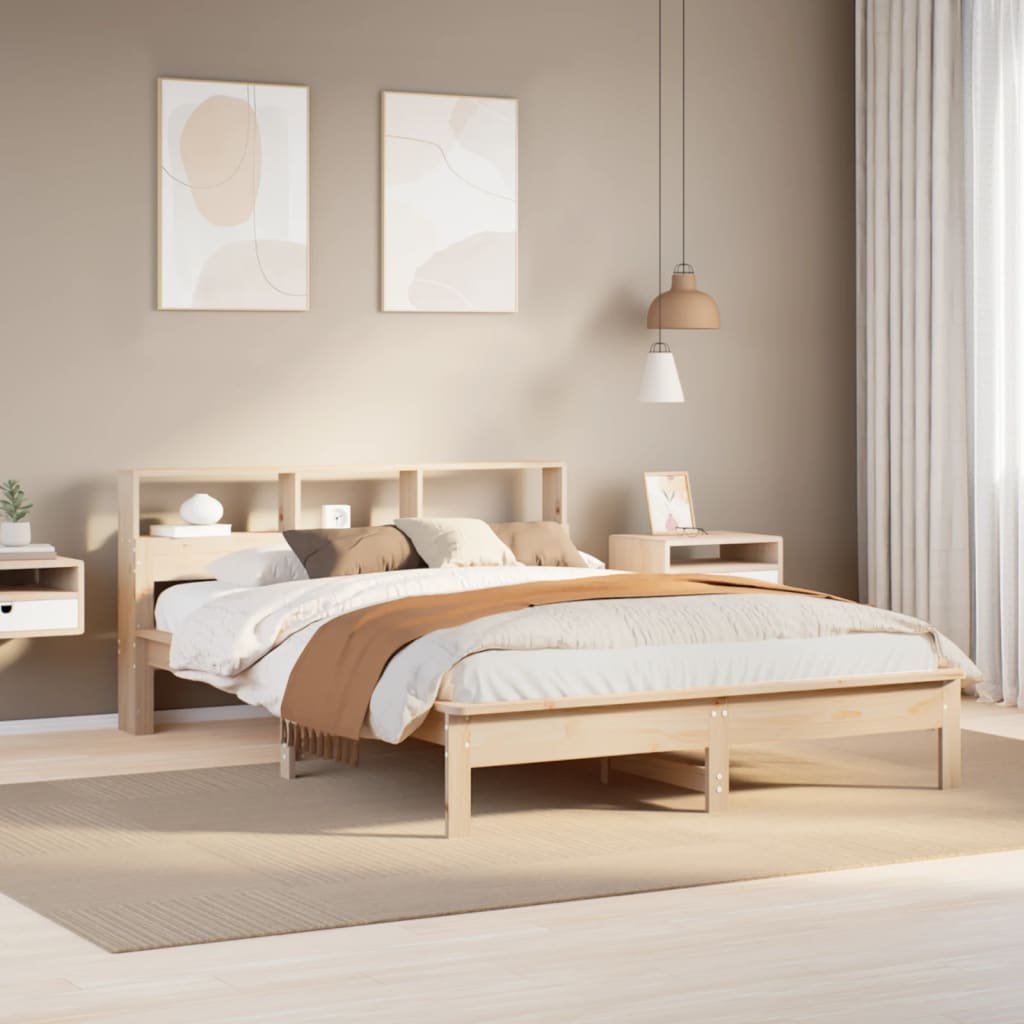 Sengeramme uten madrass 140x190 cm heltre furu