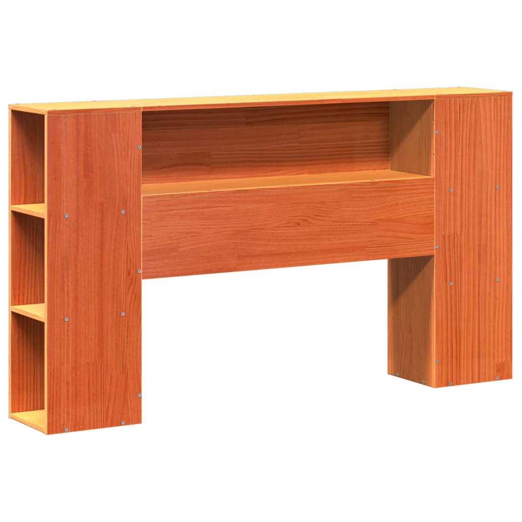 Sengeramme uten madrass voksbrun 140x190 cm heltre furu