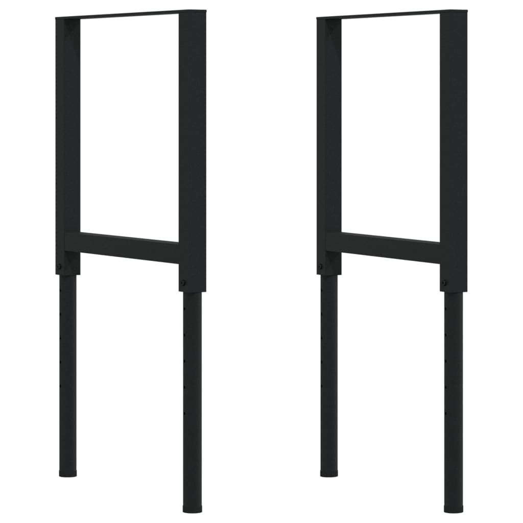 Arbeidsbenk lysebrun 100x60x(71,5-98) cm heltre eik rektangulær vidaXL