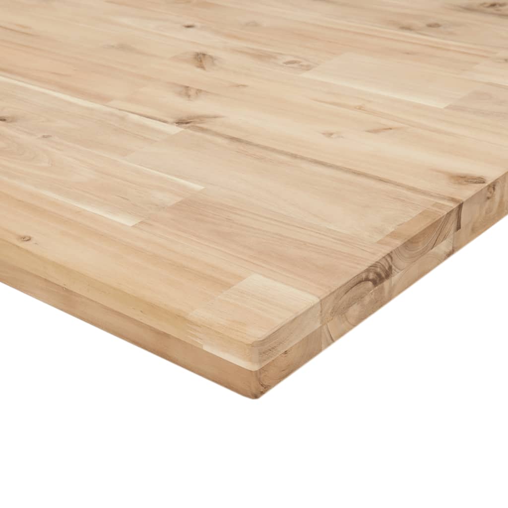 Arbeidsbenk 80x60x(73-99,5) cm heltre akasie rektangulær