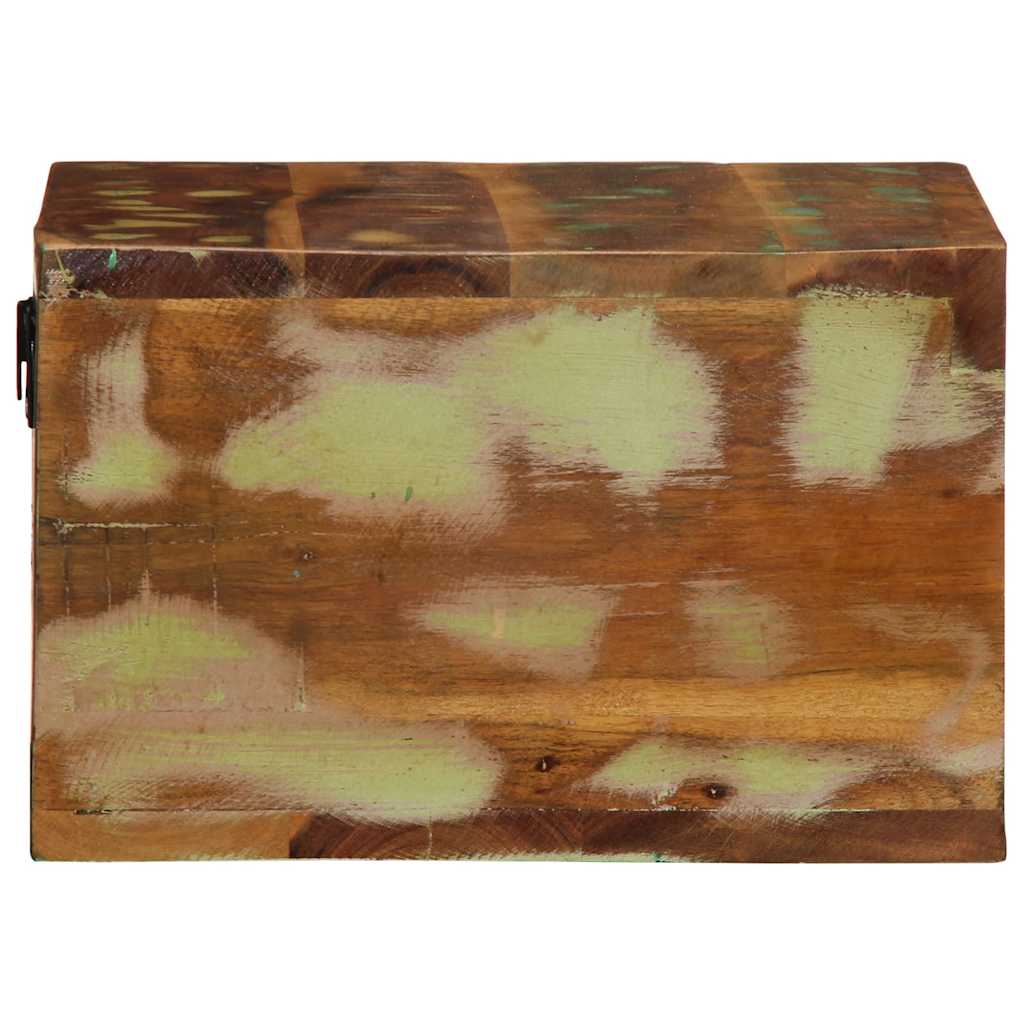 Veggmontert TV-benk 40x30x19 cm gjenvunnet heltre