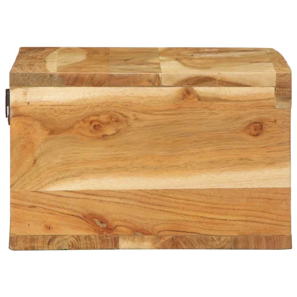 Veggmontert TV-benk 60x30x19 cm heltre akasie