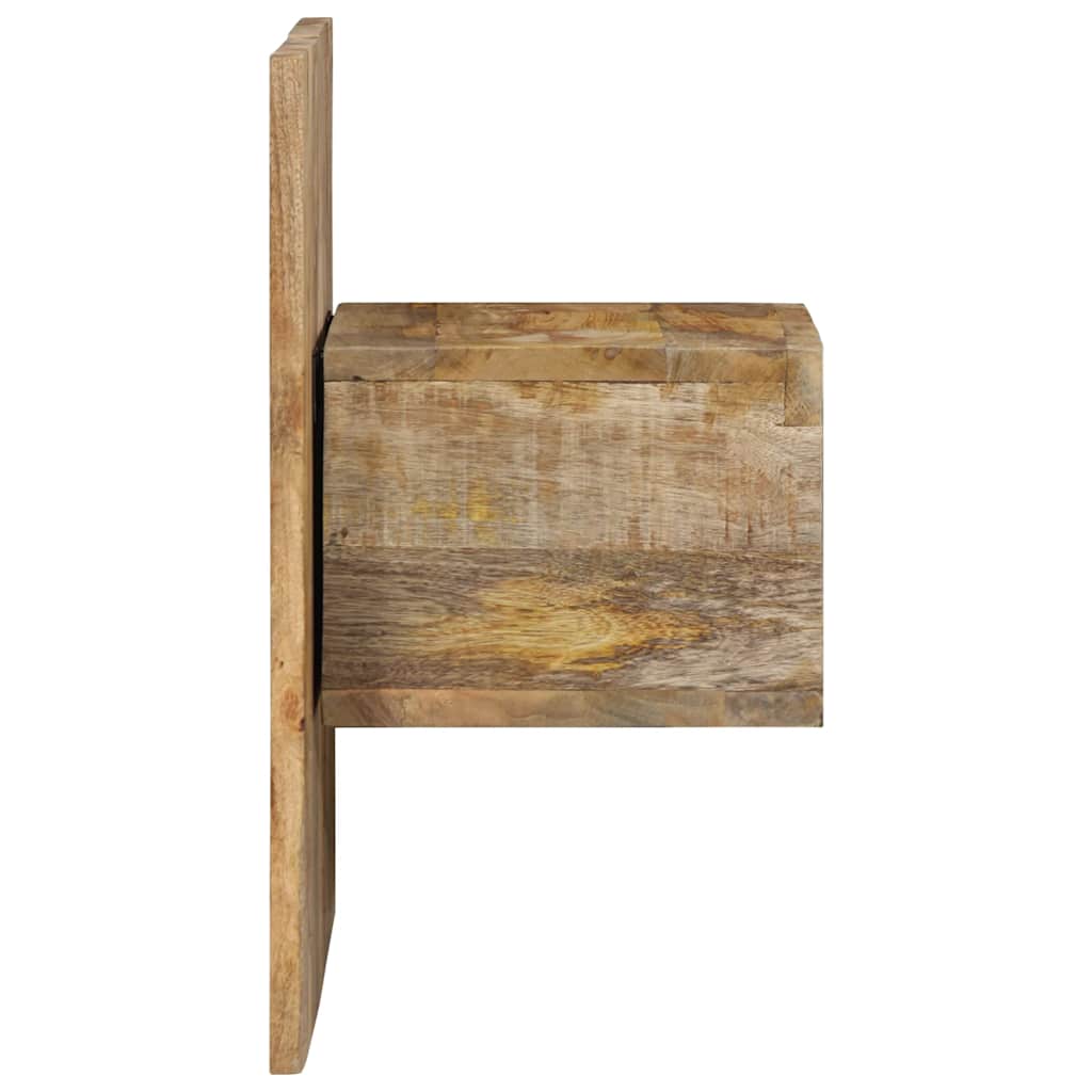 Nattbord 50x27x50 cm grovt heltre mangotre