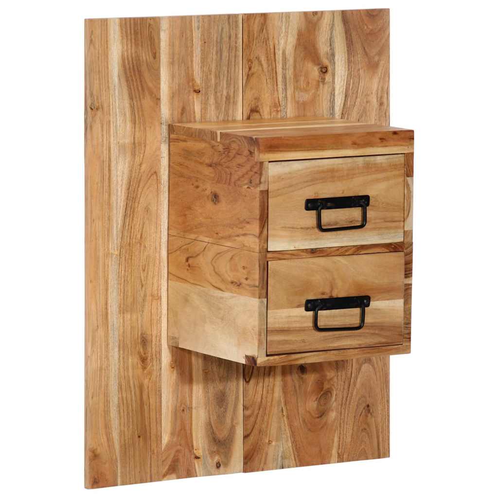 Nattbord 60x32x80 cm heltre akasie
