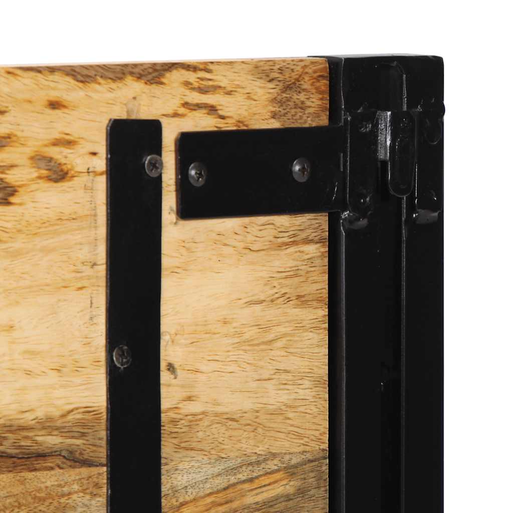 sengegavl 120 cm heltre mango og jern