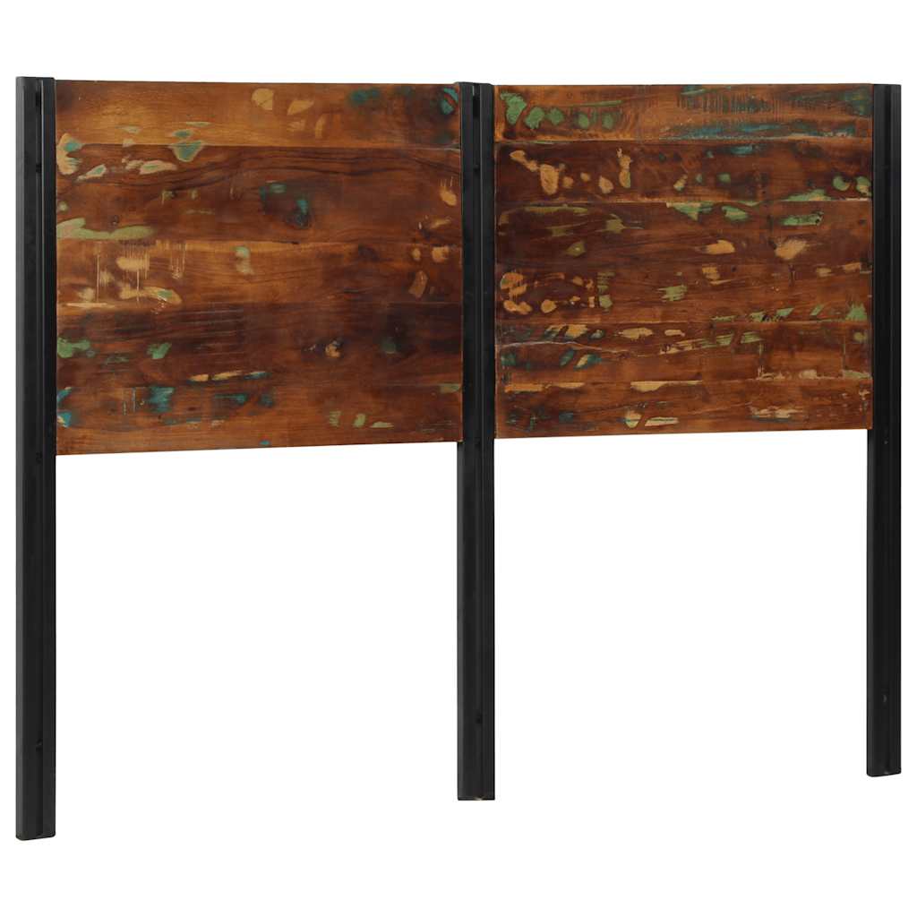 sengegavl 140 cm gjenvunnet heltre og jern