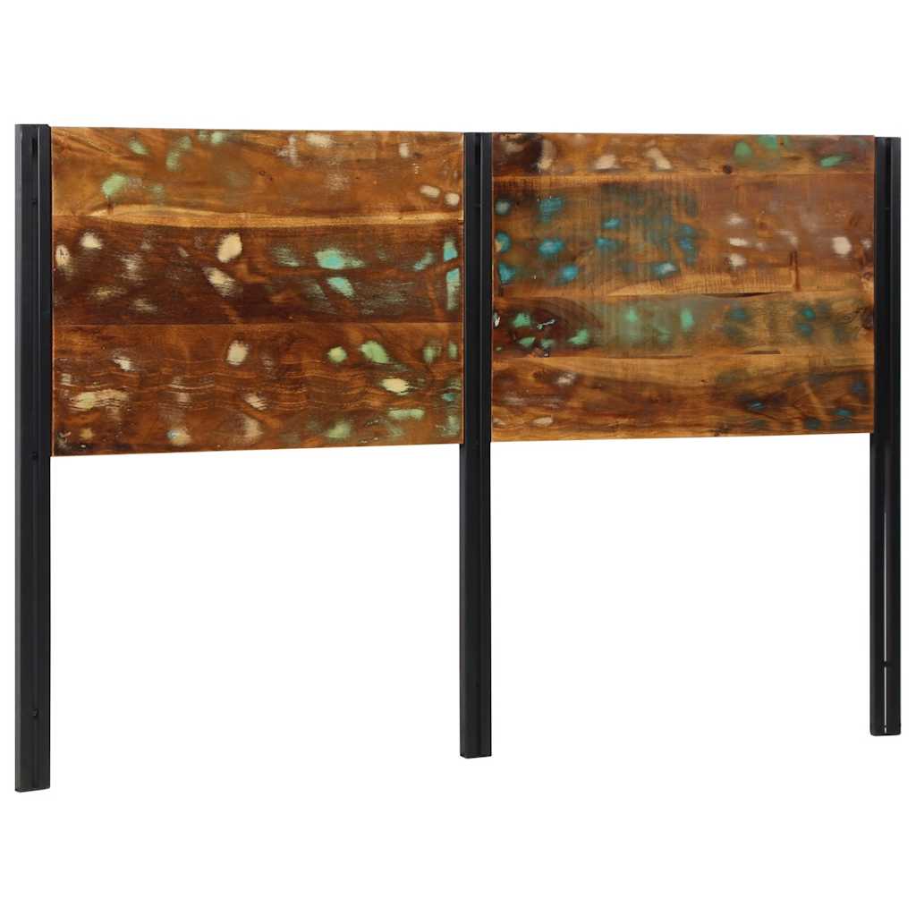 sengegavl 160 cm gjenvunnet heltre og jern