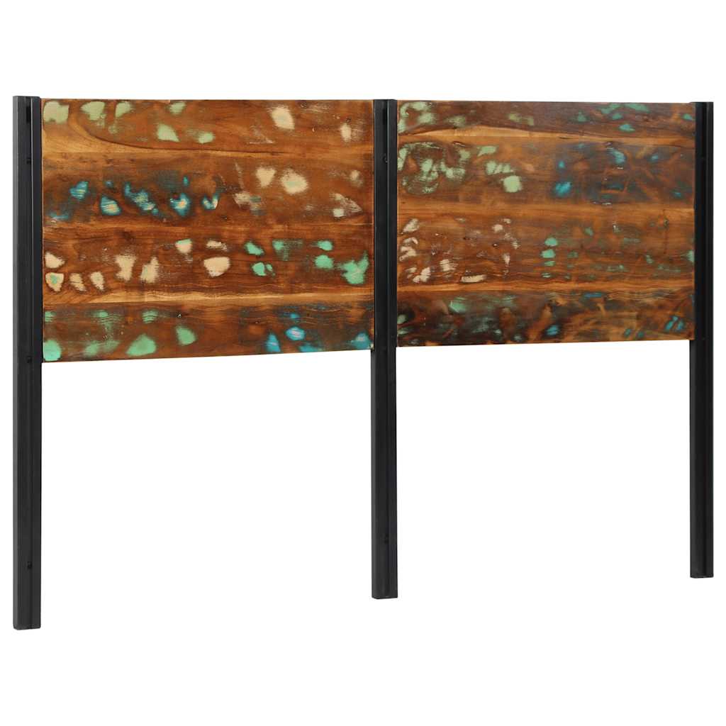 sengegavl 160 cm gjenvunnet heltre og jern