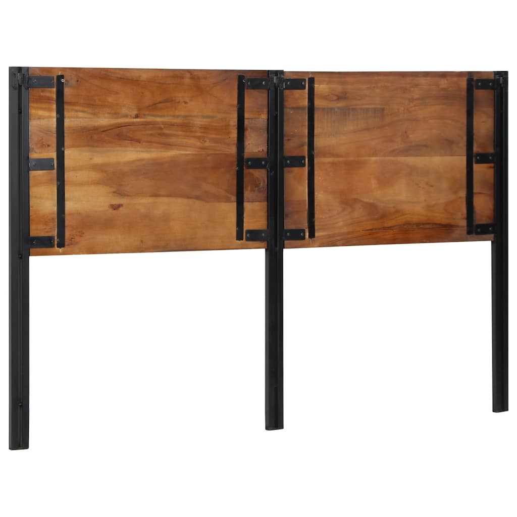 sengegavl 160 cm gjenvunnet heltre og jern