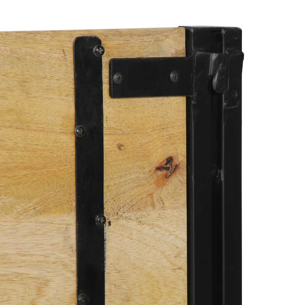 sengegavl 180 cm heltre mango og jern
