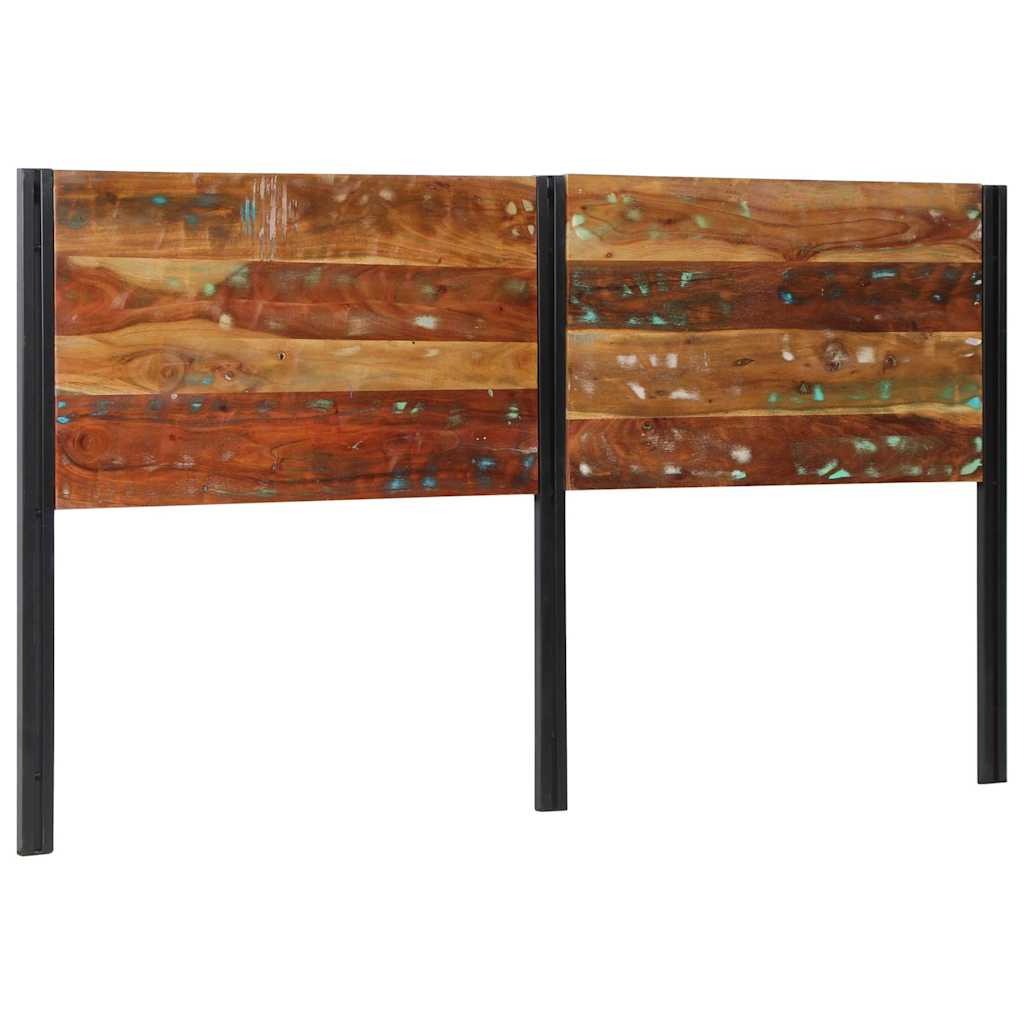 sengegavl 180 cm gjenvunnet heltre og jern