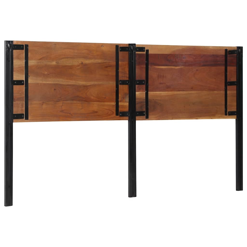 sengegavl 180 cm gjenvunnet heltre og jern