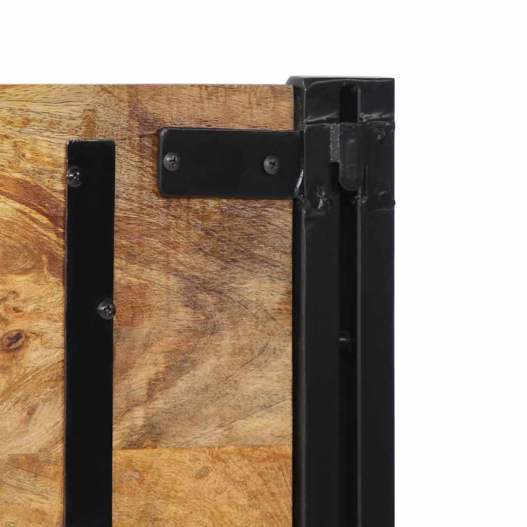sengegavl 200 cm heltre mango og jern