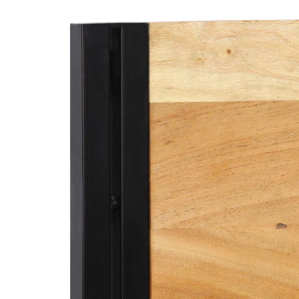 sengegavl 200 cm heltre akasie og jern
