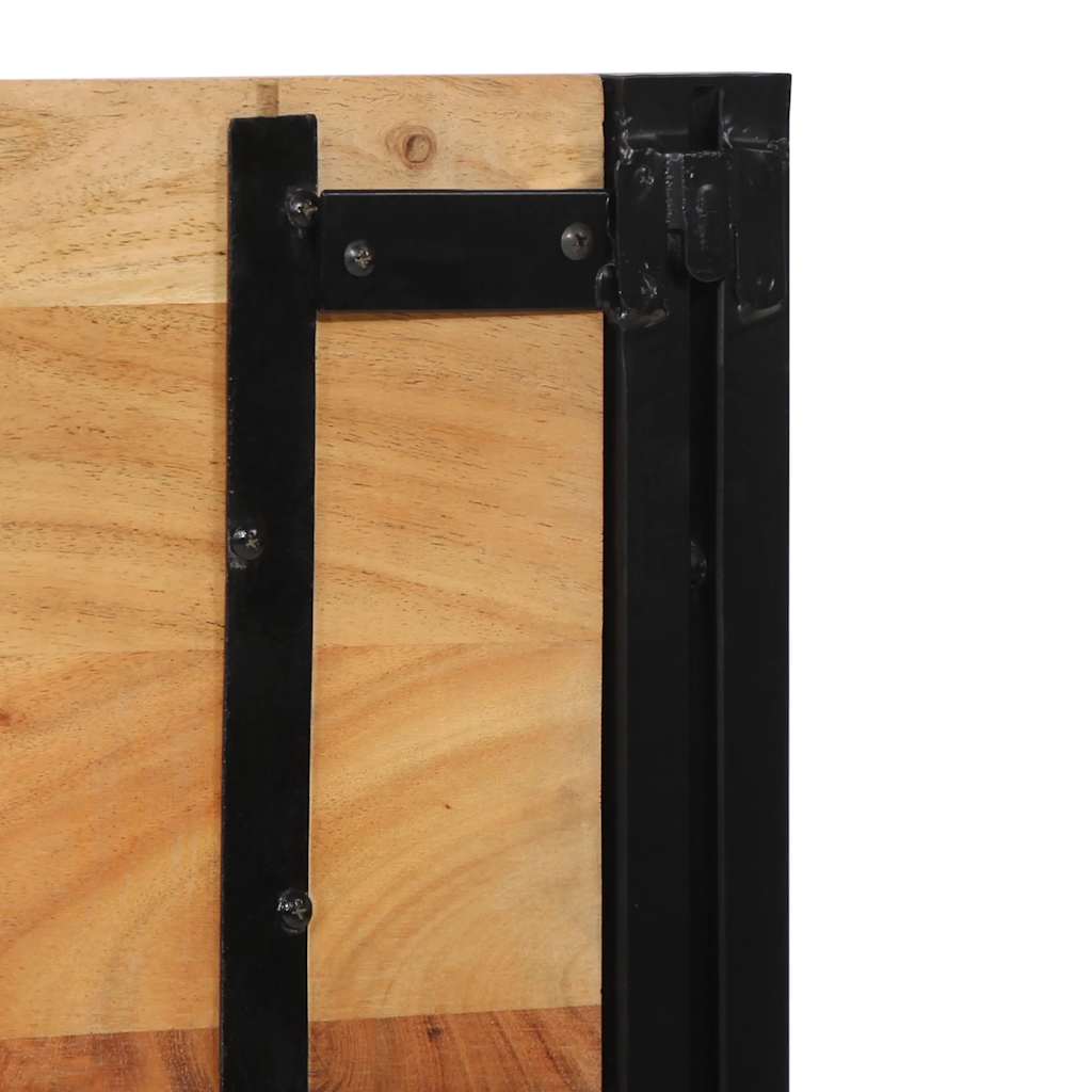 sengegavl 200 cm heltre akasie og jern