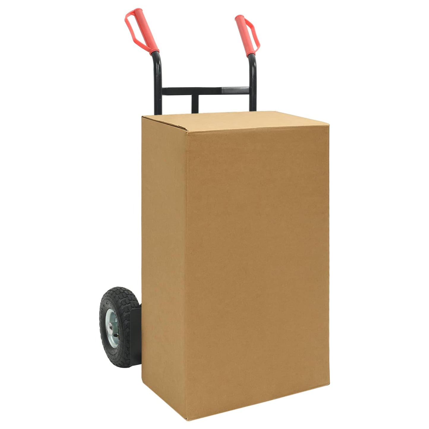 Utvidbar håndvogn Svart og Rød 57 x 46 x 113 cm Stål
