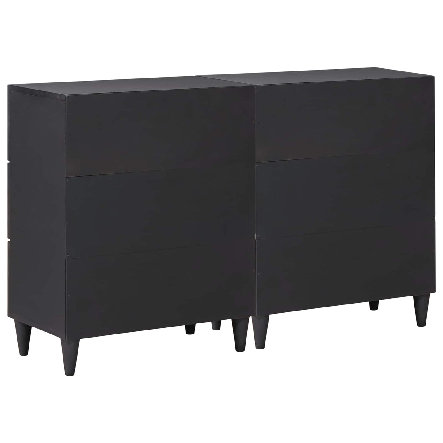 Oppbevaringsskap 2 stk. 120 x 33 x 75 cm Massiv mango tre