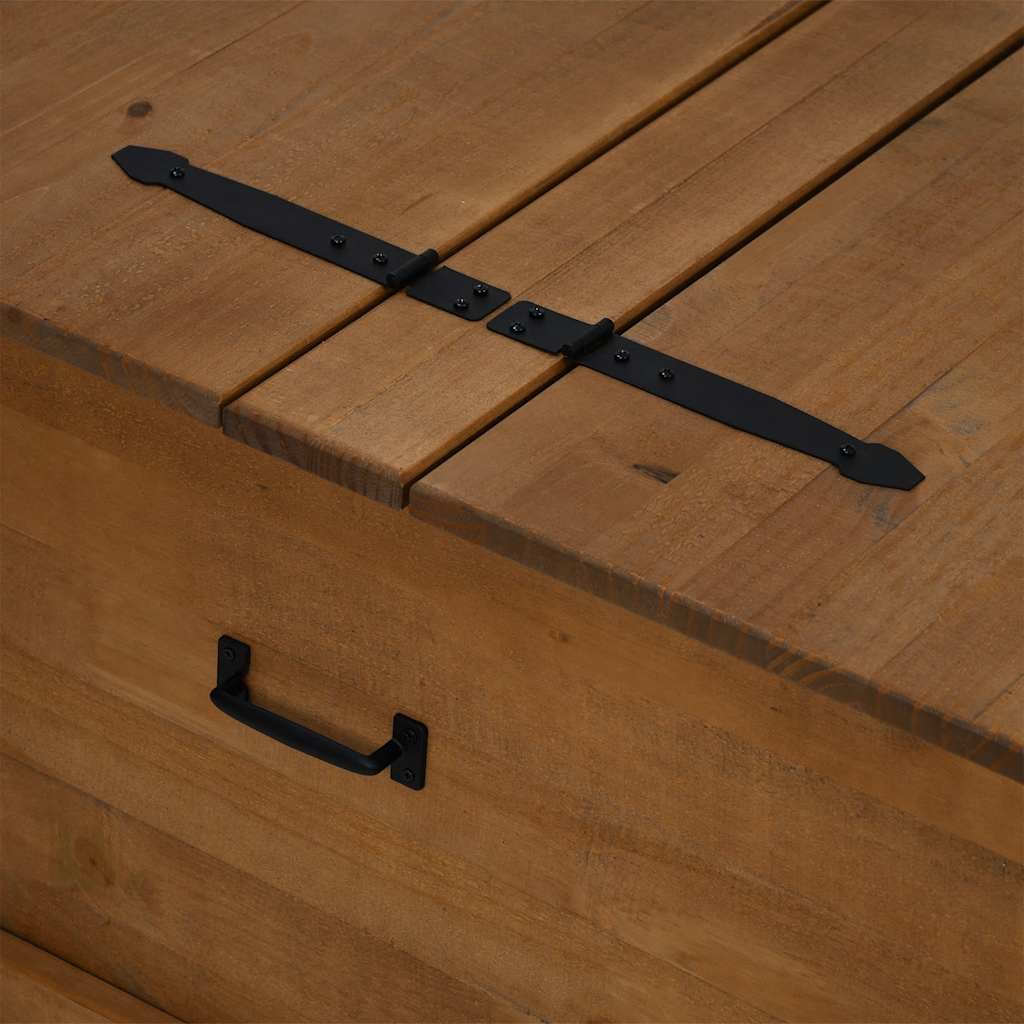 Oppbevaringskiste HALDEN 91x91x47 cm heltre furu