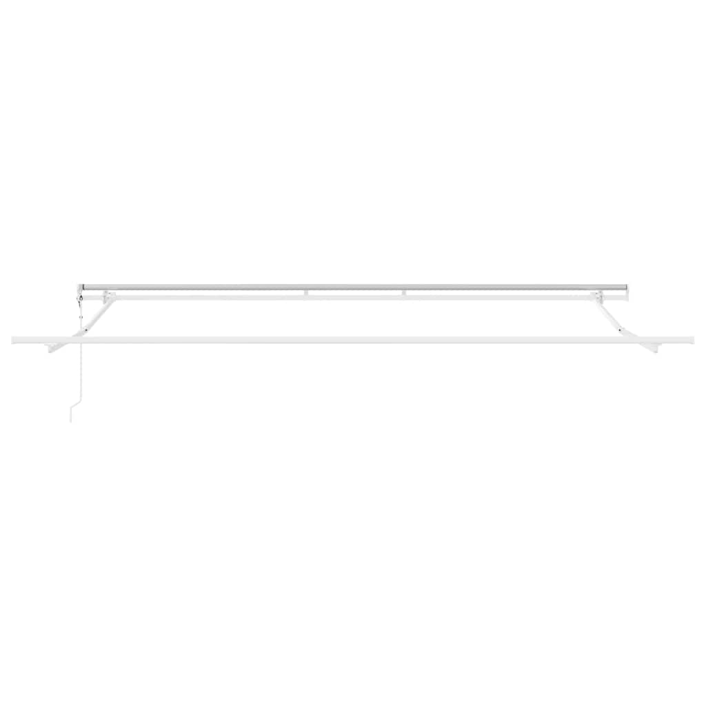 Automatisk uttrekkbar markise burgunder 500x300 cm
