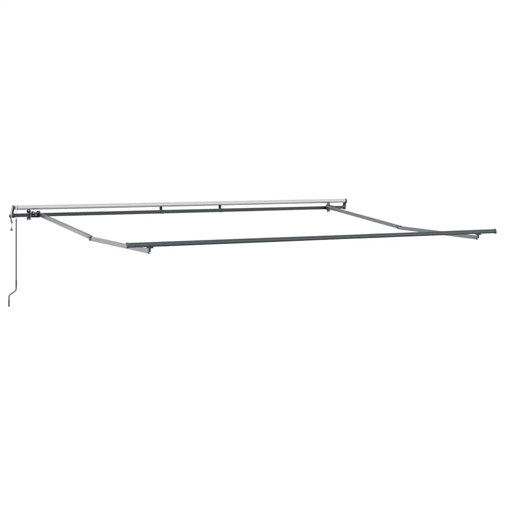 Automatisk uttrekkbar markise brun 500x300 cm