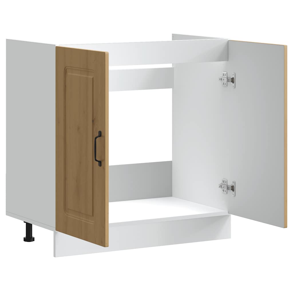 Vask underskap Kalmar artisan eik 80x46x81,5 cm konstruert tre