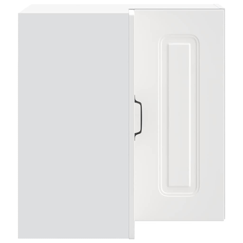 Kjøkken vegg hjørneskap Kalmar hvit konstruert tre