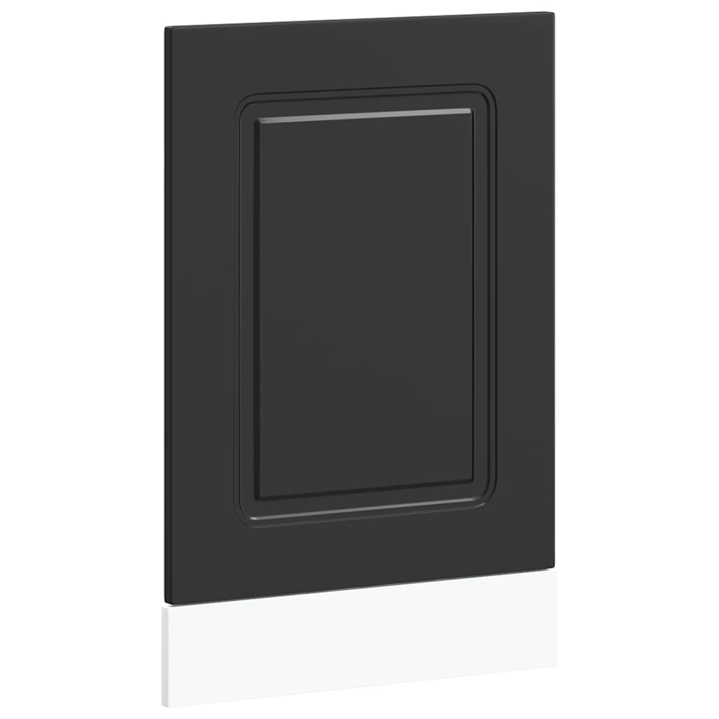 Oppvaskmaskin panel Kalmar svart 45x1,5x57 cm konstruert tre