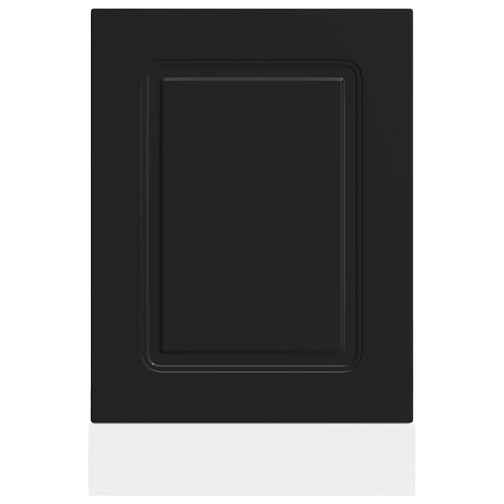 Oppvaskmaskin panel Kalmar svart 45x1,5x57 cm konstruert tre