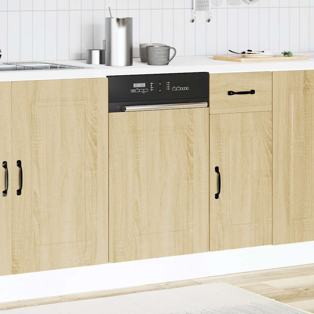Oppvaskmaskin panel sonoma eik 45x1,5x57 cm konstruert tre