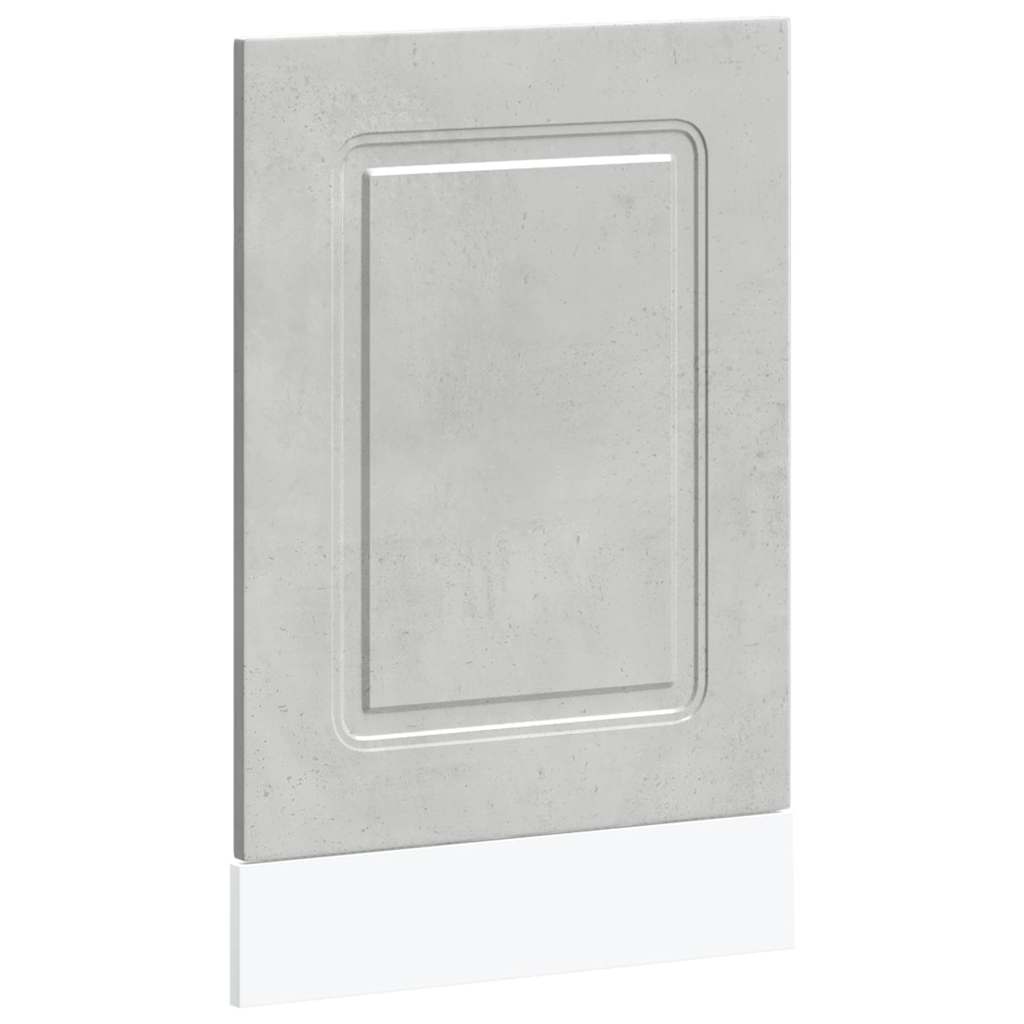 Oppvaskmaskin panel Kalmar betonggrå 45x1,5x57cm konstruert tre