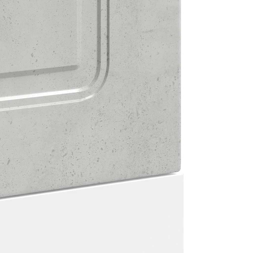Oppvaskmaskin panel Kalmar betonggrå 45x1,5x57cm konstruert tre